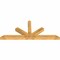 Ekena Millwork Saratoga Rough Sawn Timber Gable Bracket, Western Red Cedar, 108"W x 45"H x 6"D x 6"F, 10/12 Pitch GBW108X45X0606SAR00RWR - alternate 4